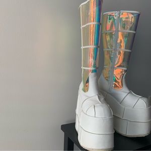 Whit Platform DollsKill Shoes